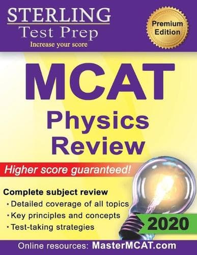 Cover of Sterling Test Prep MCAT Physics Review