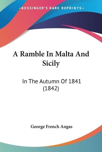 Cover of A Ramble In Malta And Sicily