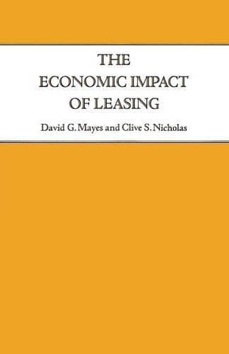 Cover of The Economic Impact of Leasing