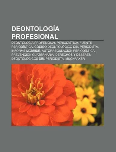 Cover of Deontologia Profesional