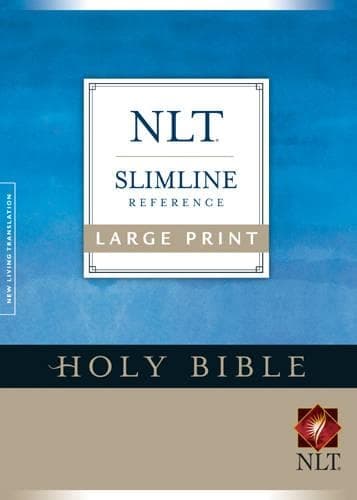 Cover of Slimline Reference Bible-NLT-Large Print