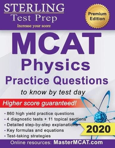 Cover of Sterling Test Prep MCAT Physics Practice Questions