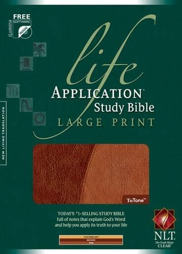 Cover of Life Application Study Bible-NLT-Large Print