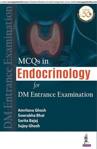 Cover of MCQs in Endocrinology for DM Entrance Examination