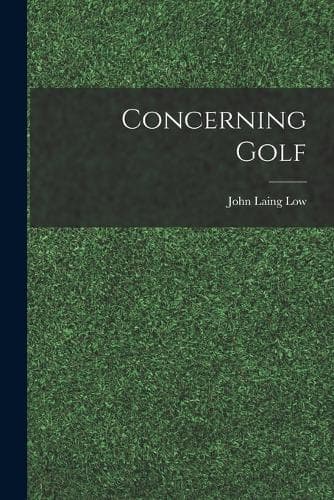 Cover of Concerning Golf