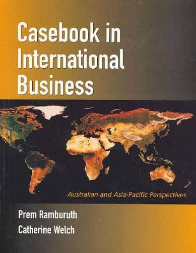 Cover of Casebook In International Business: Australian and Asia-Pacific perspectives