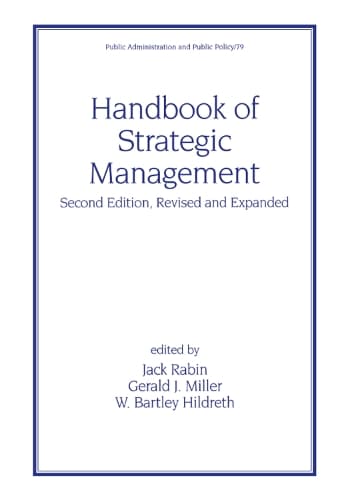 Cover of Handbook of Strategic Management