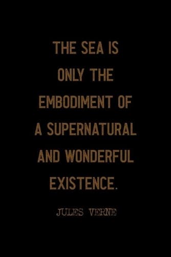 Cover of The Sea Is Only The Embodiment Of A Supernatural And Wonderful Existence.