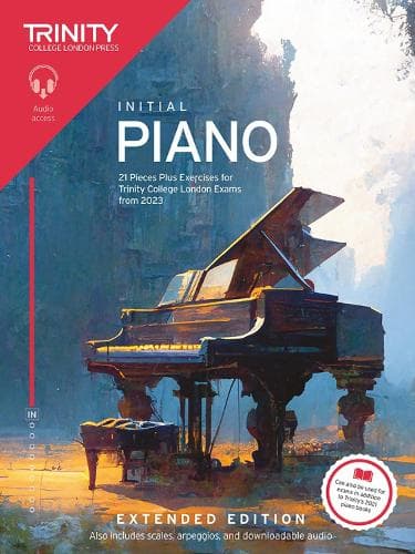 Cover of Trinity College London Piano Exam Pieces Plus Exercises from 2023: Initial: Extended Edition