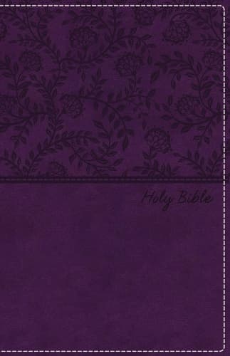 Cover of NKJV, Deluxe Gift Bible, Leathersoft, Purple, Red Letter, Comfort Print