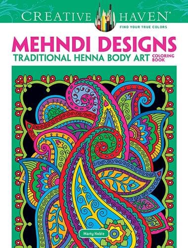 Cover of Creative Haven Mehndi Designs Coloring Book