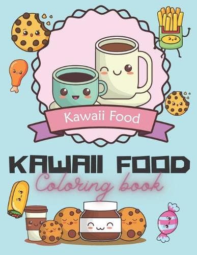 Cover of kawaii food coloring book