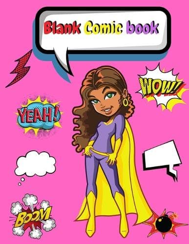 Cover of Blank Comic Book for kids