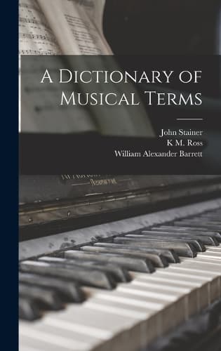 Cover of A Dictionary of Musical Terms