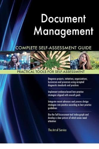 Cover of Document Management Complete Self-Assessment Guide