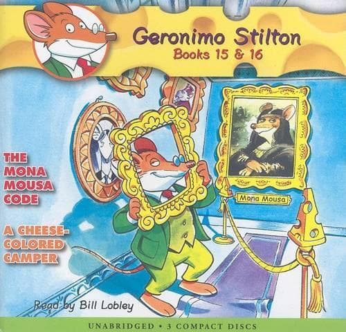 Cover of Geronimo Stilton Books #15: The Mona Mousa Code : A Cheese-Colored Camper