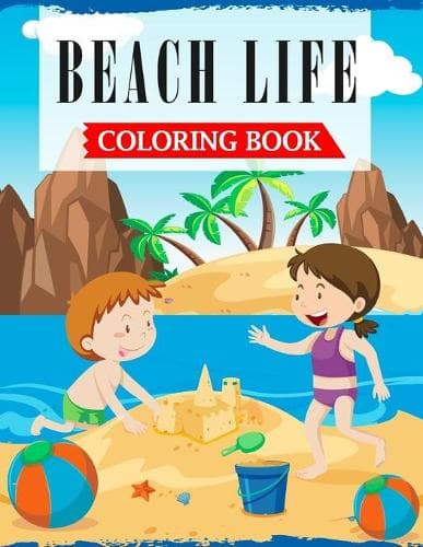 Cover of Beach Life Coloring Book