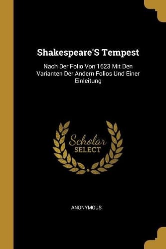 Cover of Shakespeare'S Tempest