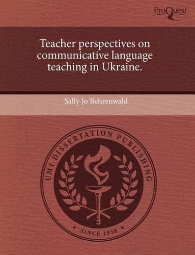 Cover of Teacher Perspectives on Communicative Language Teaching in Ukraine