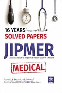 Cover of 16 Years' 2000-2015 Solved Papers JIPMER Medical