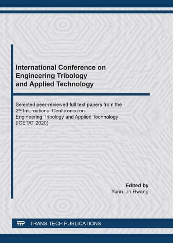 Cover of International Conference on Engineering Tribology and Applied Technology
