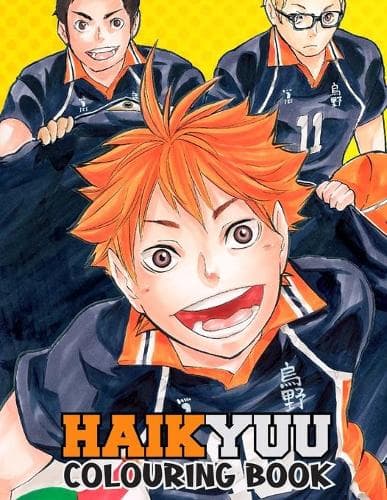 Cover of Haikyuu Colouring Book