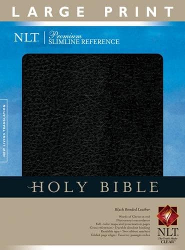 Cover of Slimline Reference Bible-NLT-Large Print