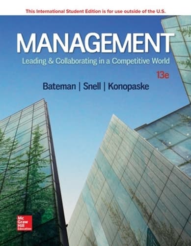 Cover of ISE Management: Leading & Collaborating in a Competitive World