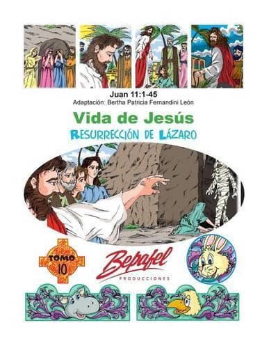 Cover of Vida de Jesús-La resurrección de Lázaro