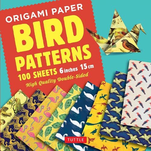 Cover of Origami Paper - Bird Patterns - 6 inch (15 cm) - 100 sheets