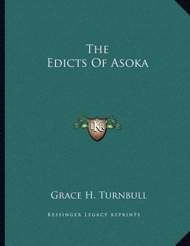 Cover of The Edicts of Asoka