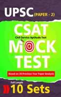 Cover of UPSC CSAT Paper 2 Mock Tests for 2022 | 10 Tests with Solution