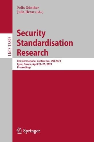 Cover of Security Standardisation Research