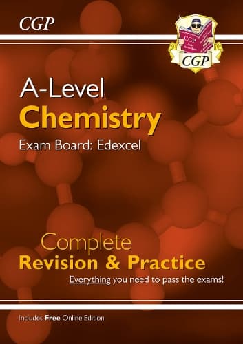 Cover of A-Level Chemistry: Edexcel Year 1 & 2 Complete Revision & Practice with Online Edition