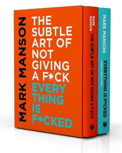 Cover of MARK MANSON BOXSET Hardcover edition ( The Subtle Art of Not Giving a F*ck , Everything is F*cked)