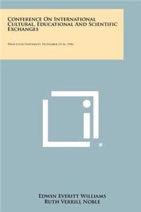 Cover of Conference on International Cultural, Educational and Scientific Exchanges