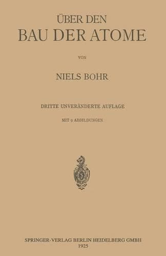 Cover of Über den Bau der Atome