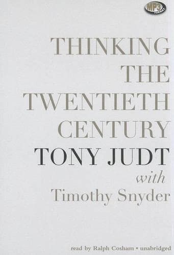 Cover of Thinking the Twentieth Century