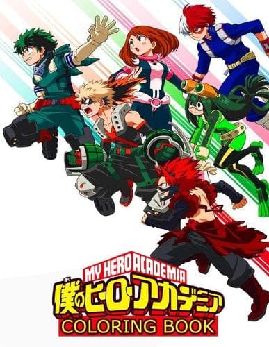 Cover of My Hero Academia Coloring Book