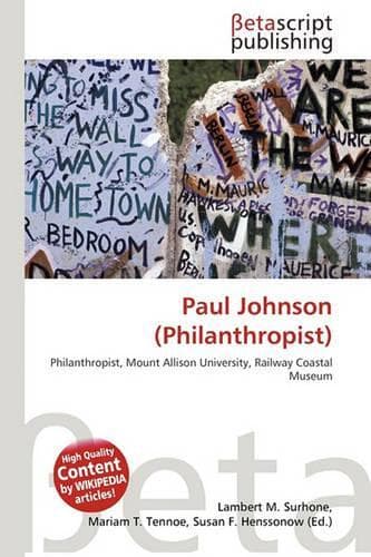 Cover of Paul Johnson (Philanthropist)
