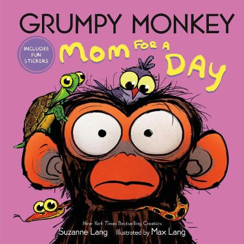 Cover of Grumpy Monkey Mom for a Day