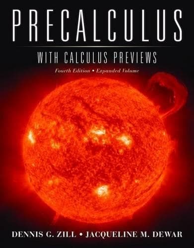 Cover of Precalculus with Calculus Previews: Expanded Volume