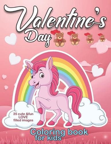 Cover of Valentine's Day Coloring Book for Kids