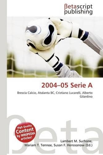 Cover of 2004-05 Serie a