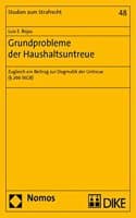 Cover of Grundprobleme Der Haushaltsuntreue
