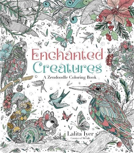 Cover of Enchanted Creatures: A Zendoodle Coloring Book