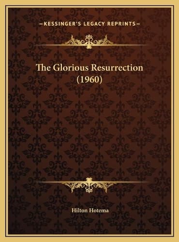Cover of The Glorious Resurrection (1960)