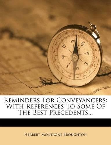Cover of Reminders for Conveyancers