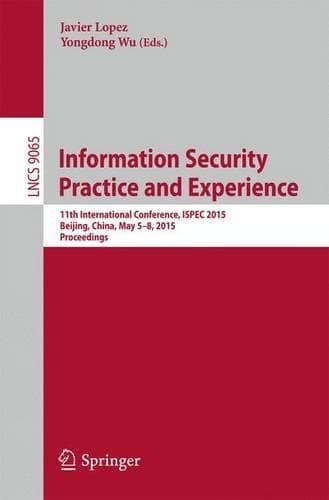 Cover of Information Security Practice and Experience