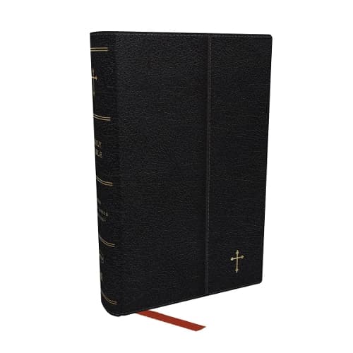 Cover of NKJV Compact Paragraph-Style Bible w/ 43,000 Cross References, Black Leatherflex w/ Magnetic Flap, Red Letter, Comfort Print: Holy Bible, New King James Version